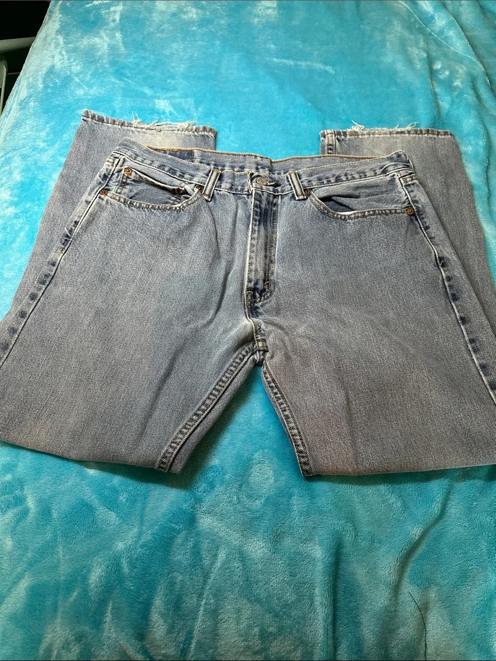 Levi's Men's Light Wash Straight Leg Jeans
